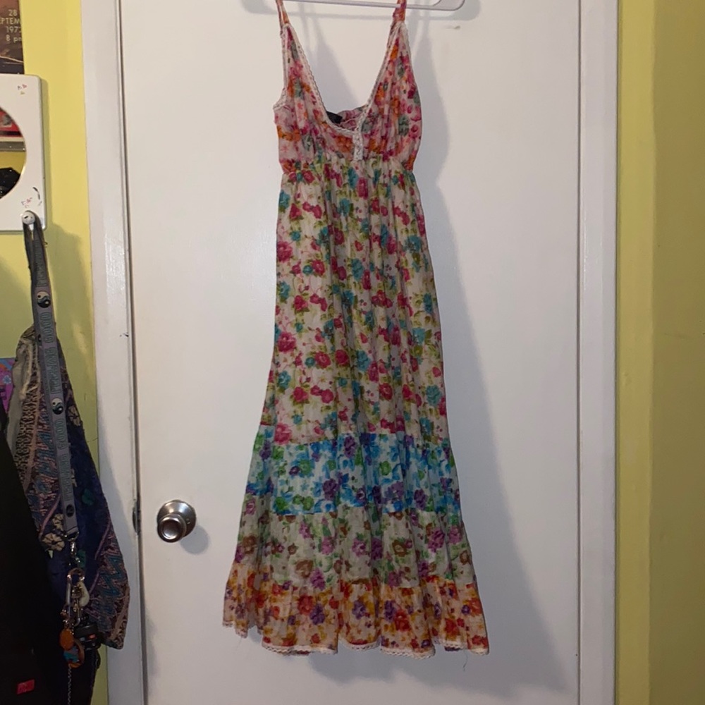 Floral midi dress